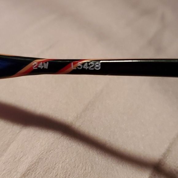 Vintage Paul Michel Overdized Cats Eye Sunglasses Black Peach Tan Sterling Optic - Picture 8 of 11